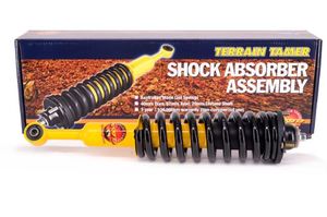 Terrain Tamer Coil Over Shock Assy Pair Raised 40mm 100kg+ Heavy Duty
