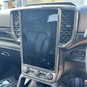 Ford Ranger Next Gen: Carbon Fiber Interior Car Inner Middle Air Vent Trim Cover for Ford