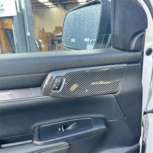 Ford Ranger Next Gen: Carbon Fiber Interior Front Door Panel Trim Cover for Ford Ranger