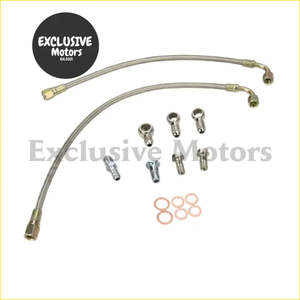 Braided Turbo Water Line Kit For Nissan Y60 GQ Patrol RD28T TD04L