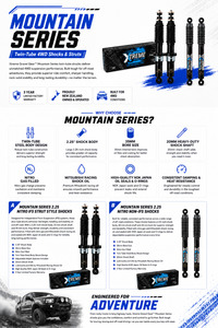 Nissan Navara D40: XGG Mountain Series Leveling Kit - Nissan Navara NP300 D23 (2014 on)
