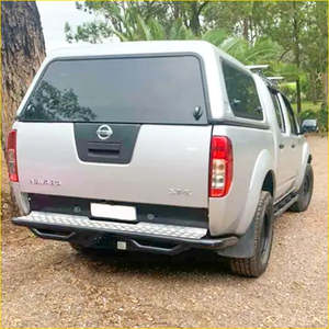 Nissan Navara D40: Rockarmor Premium Steel Rear Step / Tow Bar To Suit Nissan Navara D40 2005-2015
