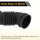 Engine Air Intake Hose for Toyota Land Cruiser Prado LC120 (2003-2009)