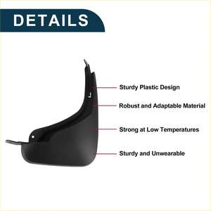 Fender Flares 2: Mud Flaps Splash Guards 1 Set for Toyota bZ3 (2023-2024)