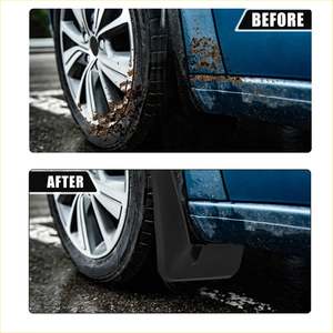 Mud Flaps Splash Guards for Toyota RAV4 (2016-2018) Black 1 Set