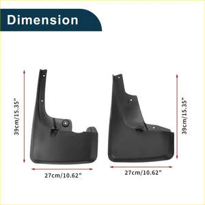 Mud Flaps Splash Guards 1 Set for Toyota 4Runner (2012-2022)