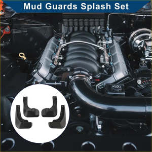 Fender Flares 2: Mud Flaps Splash Guards 2 x Front & Rear for Toyota Vios (2019-2022)