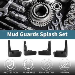 Mud Flaps Splash Guards 1 Set for Toyota Sienna (2022-2024)