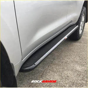 Rockarmor Steel Rockslider Side Steps To Suit Toyota Landcruiser 200