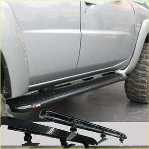 Rockarmor Steel Rockslider Side Steps To Suit Nissan Patrol Y61 Gu1 &