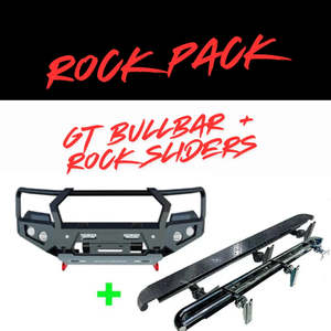 Rockarmor Rock Pack — Toyota Prado 150 Series 11/2017+ | GT Hoop Bullbar + Rock Sliders