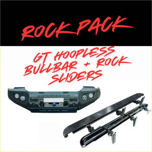 Rockarmor Rock Pack — Next Gen Ford Ranger | GT Hoopless Bullbar + Rock Sliders