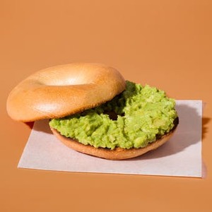 Our Menu: Smashed Avocado Bagel Krispy Kreme