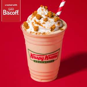 Biscoff Kreme Shake Krispy Kreme