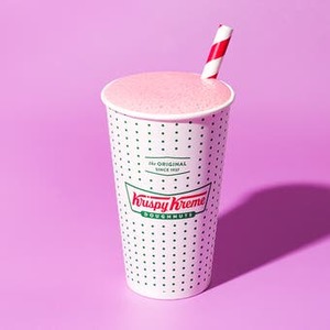 Strawberry Milkshake Krispy Kreme
