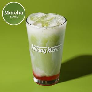 Iced Strawberry Matcha Latte - Limited Edition Krispy Kreme