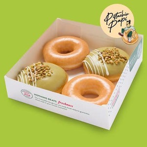 Pistachio Overload 4 Pack Krispy Kreme