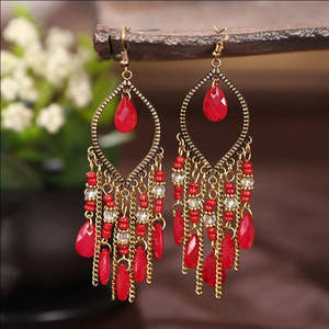 Adornments: Vintage Beaded Earrings