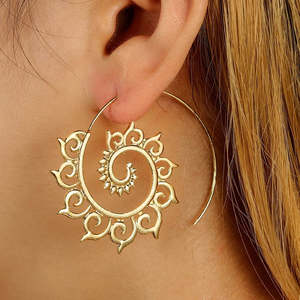 Mandala Wave Earrings