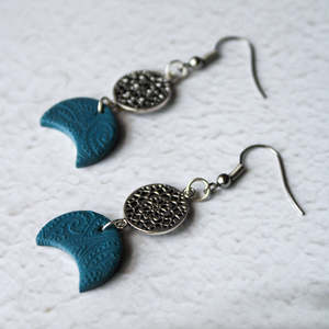 Nz Local Collab: Blossom Lotus Luna Earrings