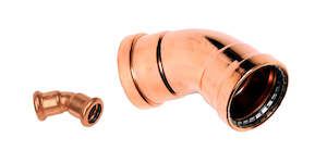 Kempress: KEMPRESS CU WATER ELBOW F/F 45degrees