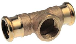 Copper Fix: COF447 - THREADED TEE (FEMALE)