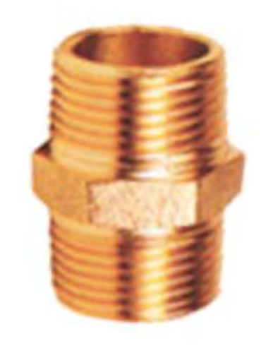 Brass: Hex Nipples