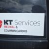 Products: 100×100 Fire Extinguisher First Aid 45 degree split Vehicle Sticker - KT Services