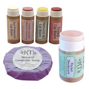 Products: Tinted Lip Balms with sun protection