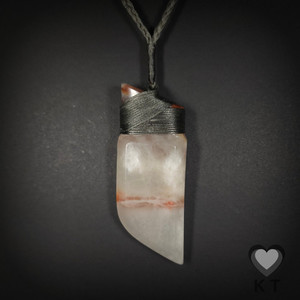 Red Onyx Mapere Niho - Medium Kowhatu Taonga