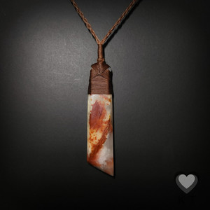 Red Onyx Mapere Toki - Large Kowhatu Taonga