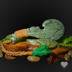 Products: Green Mapere Wahaika - XL Kowhatu Taonga