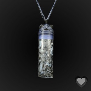 Blue Pearl Kiriweti Toki - Large Kowhatu Taonga