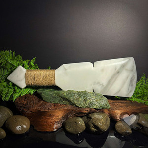 Products: White Mapere Kotiate - XL Kowhatu Taonga