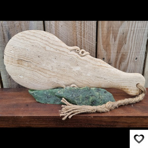 Products: White Travertine Patu Kowhatu Taonga