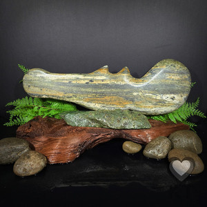 Green Mapere Wahaika - XL Kowhatu Taonga