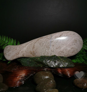 Products: Grey Mapere Patu - Large Kowhatu Taonga