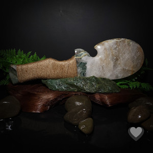 Products: Green Mapere and Onyx Matau - X Large Kowhatu Taonga