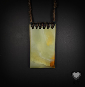 Products: Green Onyx Mapere Toki - Large Kowhatu Taonga