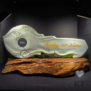 Products: White Mapere Signature 21st Key - XL Kowhatu Taonga