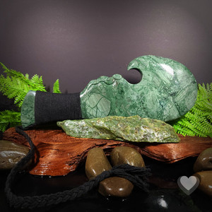 Products: Green Mapere Wahaika - Large Kowhatu Taonga