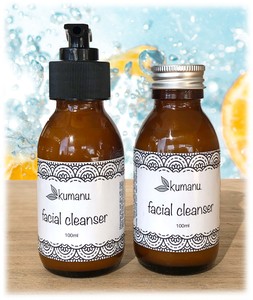 Products: Facial Cleanser 100ml Kumanu, earth conscious skincare