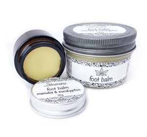 Products: Foot Balm Kumanu, earth conscious skincare