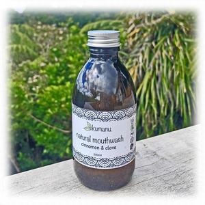 Products: Natural Mouthwash Kumanu, earth conscious skincare