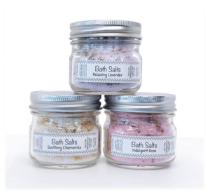 Products: Bath Salts Kumanu, earth conscious skincare