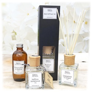 Products: Reed Diffuser Sets Kumanu, earth conscious skincare