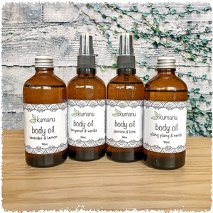 Products: Body Oil 10g Kumanu, earth conscious skincare