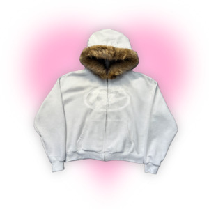 Tracky: '’GREY LOVEFUR' ZIPPA