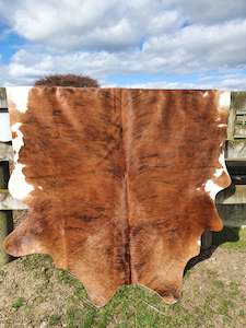 Natural Brazilian Cowhide - Mocha, Espresso & Ivory