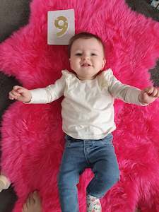 Longwool Sheepskin - Snappin Pink